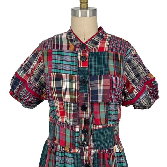 Vintage Marc Jacobs Plaid Patchwork Dress Womens size 6 FW 2005 Runway - Picture 11 of 16